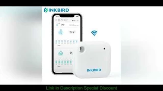 INKBIRD Digital Thermometer Hygrometer IBS-TH3 WiFi Indoor Room Temperature Humidity Meter Sensor G