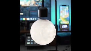 Magnetic Levitating Moon Lamp – The Coolest Desk Ornament Ever! 🌙
