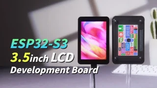 ESP32-S3-Touch-LCD-3.5, 480×320 IPS Touch Display,IMU + RTC + Power Mgmt + TF Slot#waveshare #esp32