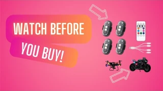 MUST WATCH REVIEW 4PCS Wireless LED Strobe Lights with Remote Control