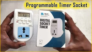 BlackT Digital Programmable Timer Socket Unboxing & Review.