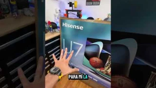 La pantalla gamer por excelencia🎮 Hisense U7🤩