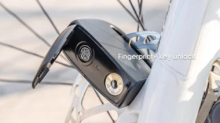 Yeelock The Anti Theft Fingerprint Disc Brake Lock - World's Smaliest Fingerprint Disc Lock!
