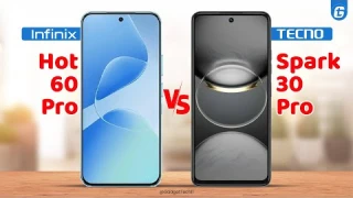 Infinix Hot 60 Pro vs Tecno Spark 30 Pro Full Specs Comparison | Which is Better?
