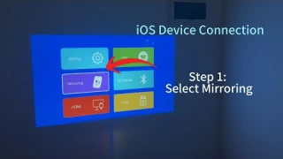How to Connect iOS Device with Tecaki X3 Projector?