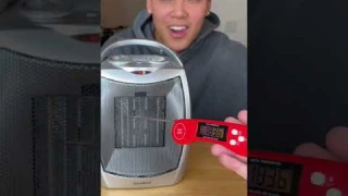 TESTING Cheap Vs Expensive PORTABLE HEATERS For The Winter Season! #shorts