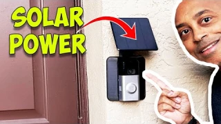 This is the BEST way to Power a RING Doorbell | Solar Powered Charger #ringdoorbell