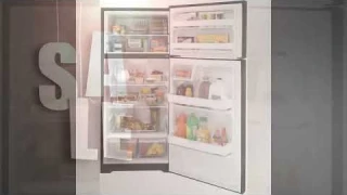 GE® 28'' Freestanding Top-Freezer Refrigerator In Black ADA Compliant