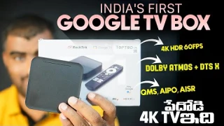 India's Firts Google Tv Box #ToptroRocktektvbox Review||