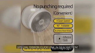 2024 New 5000mAh Rechargeable 3IN1 Multifunctional Portable Fan Wall Mounted Fan 90� Folding Fan 4 G