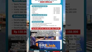 Modal usaha menjadi agen BRILink #belajarbisnis #modalusaha #brilink #agenbrilink #ytshorts #shorts