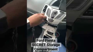 Ford Fiesta SECRET Storage Compartment