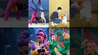 LEG FIGHTING?!😳 - Kpop Demon Hunters 😳 #sodapop #demonhunters #kpopdemonhunters