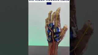 Robotic hand full making video released #robotics #shortsviral #diy #shorts #servo #arduino #project