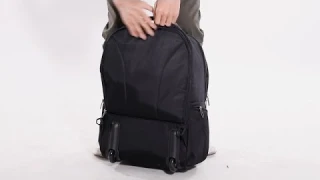 OIWAS Rolling Backpack with Wheels for Adults 20 Inch School College Wheeled Laptop Book Bag