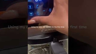 Using my New Gourmia AIR FRYER for the first time #airfryer #gourmia