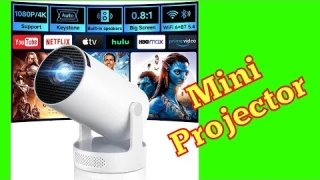 SMART Portable Projector WiFi Bluetooth HDMI 1080P - BEST VALUE!