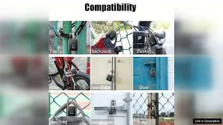Smart Fingerprint Padlock 20 Fingerprints USB Rechargeable Door Lock Biometric Fingerprint Review