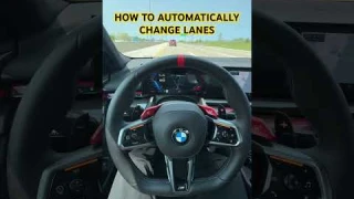 Watch the BMW M5 Change Lanes All by Itself!