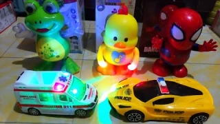 Robot Toys Dancing Bebek Spider-Man Frog Full Light