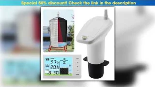 Ultrasonic Water Tank Liquid Depth Level Meter W Temperature Sensor Time Display Ultrasonic Tank