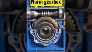 Worm gearbox structure details display #wormgear #gearbox
