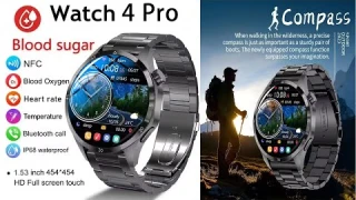🔥 GT4 Pro Smartwatch 2025 – AMOLED Display, GPS, NFC, Bluetooth Calls UNDER $20! 😱