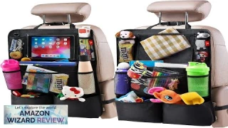 Helteko Backseat Car Organizer, Kick Mats Back Seat Protector with Touch Screen Review