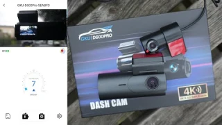 GKU D600 Pro 4K+1080P 5G Wi-Fi GPS Dashcam Review