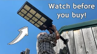 Outdoor Solar Flood Light 3200 Watt by Loyoele, Demo & Review