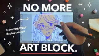 HOW TO GET RID OF ART BLOCK 101 ✨ Tips & Frunsi RubensTab T11 pro drawing tablet REVIEW
