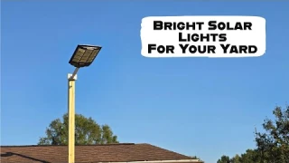 Solar LED Street Lights | Add Lighting To Your Property