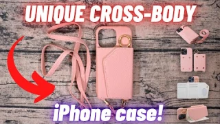 Handodo iPhone 13 Pro Wallet Case REVIEW! // 4 Card Slots + a Mirror and Strap! Cross-body Case!