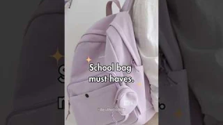 Must-Have Items for Your School Bag: Stay Prepared and Stylish! #subscribe #shorts #school