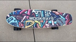 WOOKRAYS Electric Skateboard with Wireless Remote Control Review, Rock solid quality, good speed, st