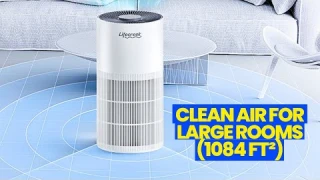 Lifecreek Smart WiFi Air Purifier: Clean Air for Large Rooms (1084 ft²)