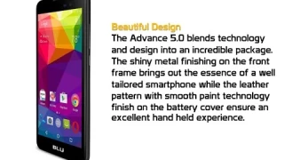 BLU  Advance 5.0 Review  -  Smartphone supports two SIM card  5 inch screen