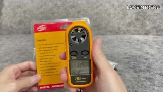 Reviwe เครื่อความเร็วลม BENETECH GM816 วัดแรงลม อุณหภูมิ Digital Anemometer Thermometer Wind Speed