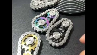 Precision Metal Spinner Sprocket Chain Fidget Toy - The Ultimate Stress-Relieving Tool