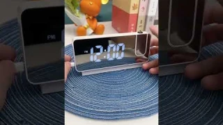 Digital Alarm Clock LED Screen Electronic Clock LED Mirror | @UtilityUniverseChannel
