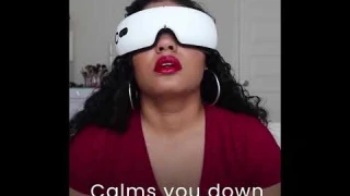 Eye Massager with Hot Compress Air Pressure Vibration 😍 #eyes #eyemask