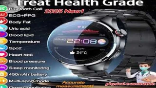 A must-have product! High-precision ECG Blood Lipids Uric Acid Risk Assessment Smart Watch Pulse B
