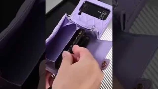 Leather Crossbody Wallet Phone Case with Adjustable Removable Lanyard Strap