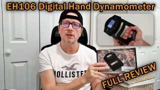 EH106 Electronic Hand Dynamometer Digital Grip Strength Tester Review / Tutorial / Instructions