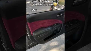 Do you think she likes it? #alcantara #suede #carinterior #carcommunity