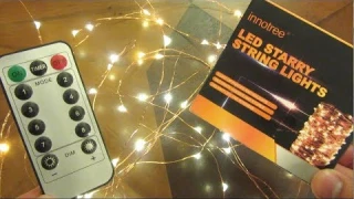 100 LED Fairy Lights with Remote Control by Innotree