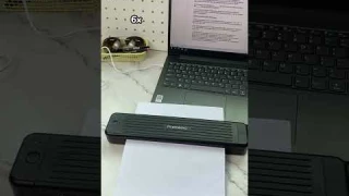 Phomemo P831 can support regular paper printing.#a4printer #portableprinter #phomemo #inklessprinter