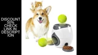 Automatic Ball Launcher for Dog Toy, Interactive Tennis Ball Launcher Machine for Medium Dogs, Inter