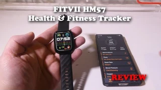 FITVII HM57 Health & Fitness Tracker with Blood Pressure REVIEW