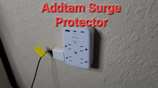 Outlet Extender - Addtam 8 Outlets Splitter with 3 USB Wall Charger (2 USB-C Ports) Surge Protector